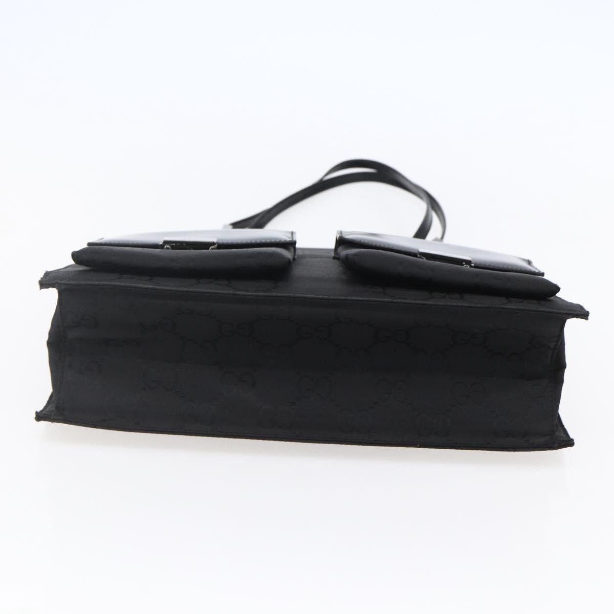 Gucci GUCCI GG Canvas Tote Bag Nylon Black Size ONE SIZE - 9 Thumbnail
