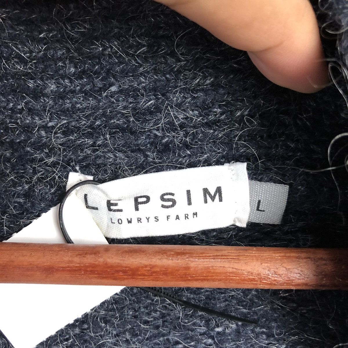 Japanese Brand × Solid and Striped DL Lepsim Stripe Black White Mohair Cardigan Knitwear #C563 Size M / US 6-8 / IT 42-44 - 10 Thumbnail