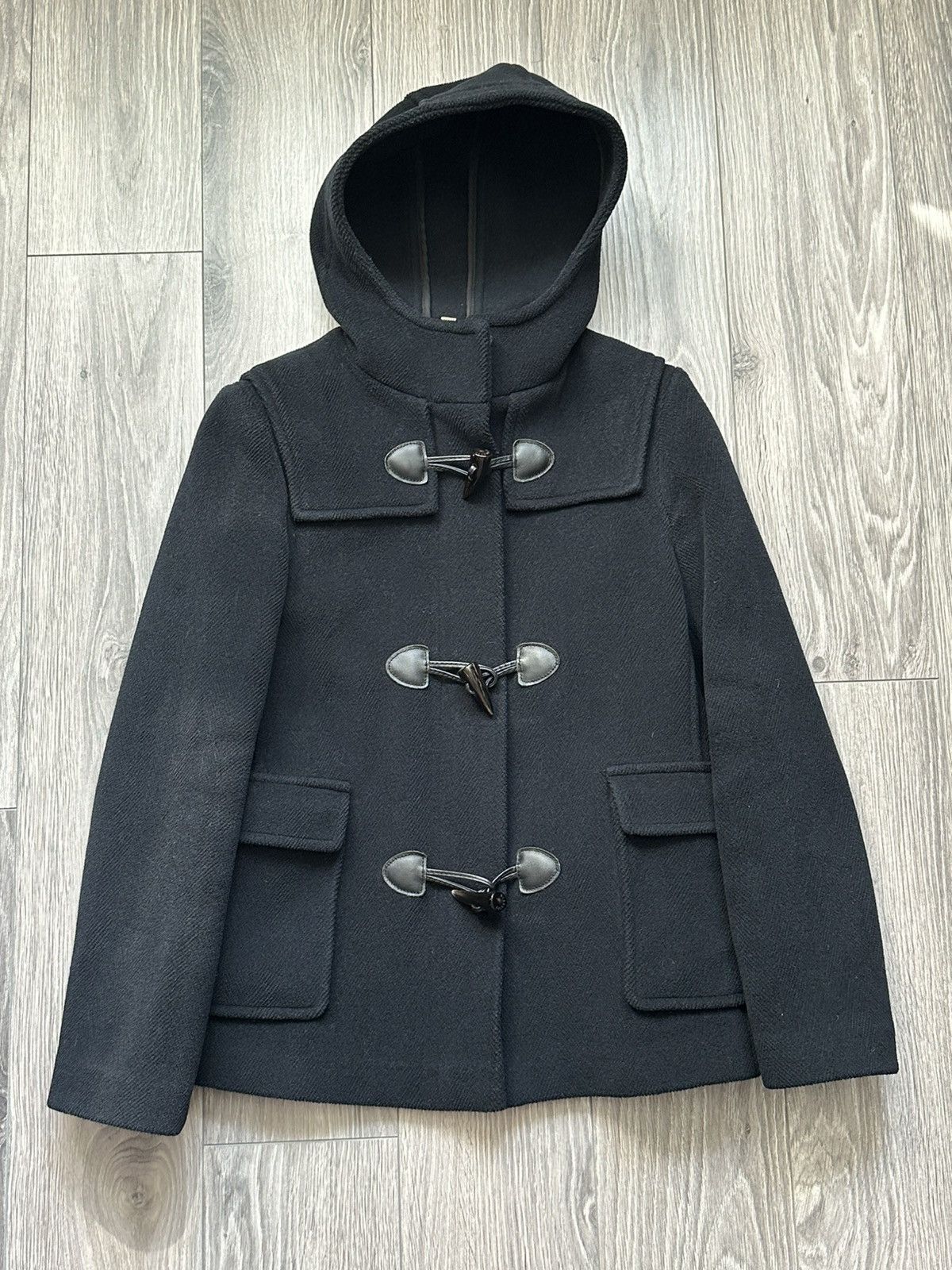 Burberry Burberry Classic Wool Womens Hooded Duffle Coat Size S / US 4 / IT 40 - 2 Thumbnail