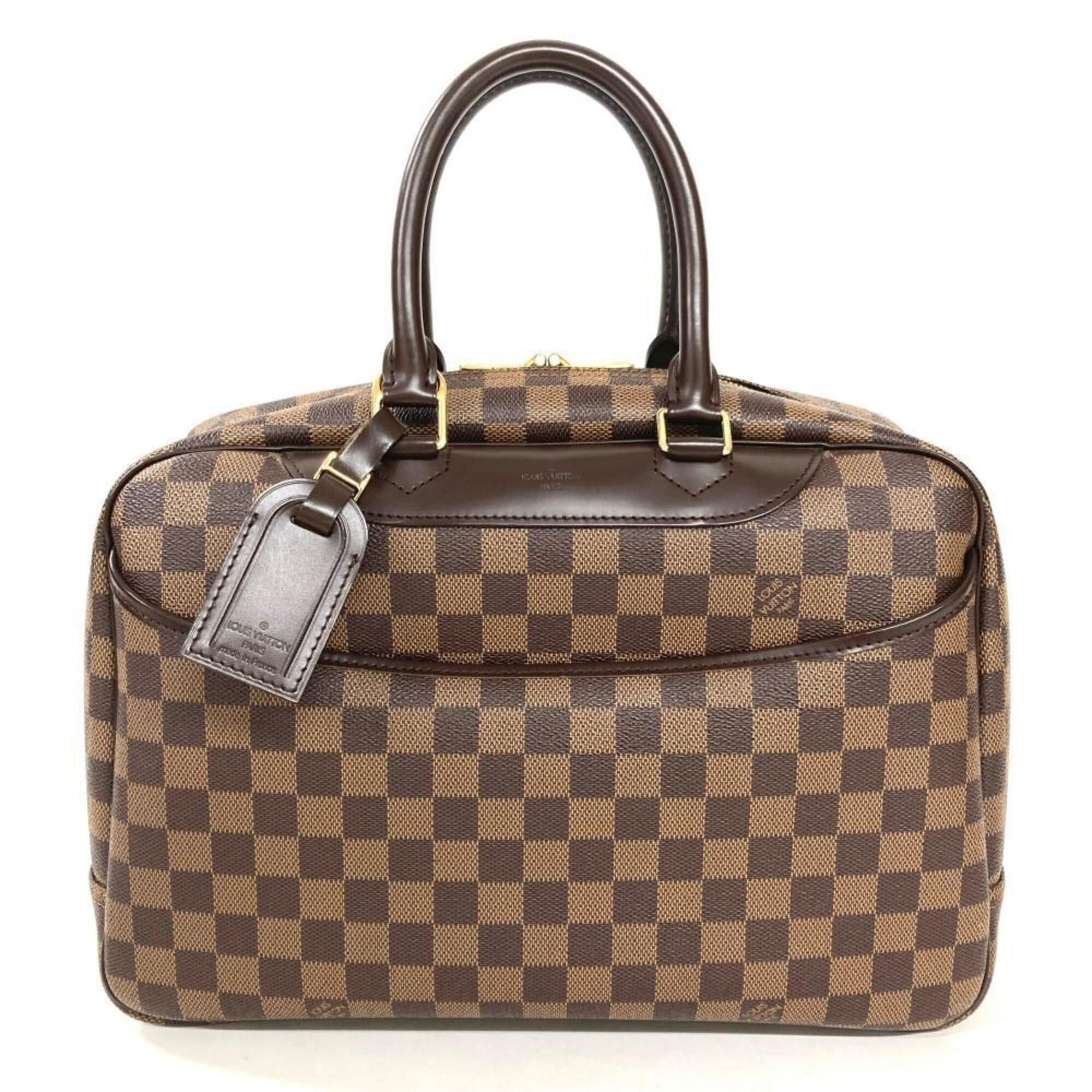 Louis Vuitton Louis Vuitton Deauville Handbag, Damier Ebene, N47272, Brown, MB0066 Size ONE SIZE - 1 Thumbnail