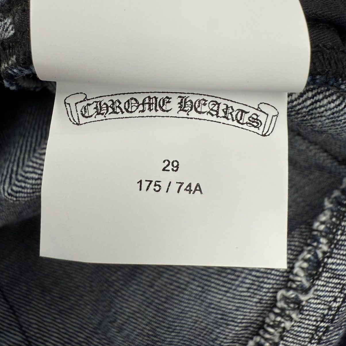 Chrome Hearts Chrome Hearts Turbo Diesel Cross Patch Jean Shorts Size US 29 - 11 Thumbnail