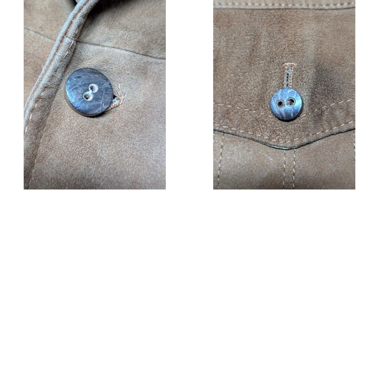 Vintage VINTAGE Cortefiel Jacket Mens Suede Leather 38 Brown NORFOLK Safari Western 90s Retail Size US S / EU 44-46 / 1 - 9 Thumbnail