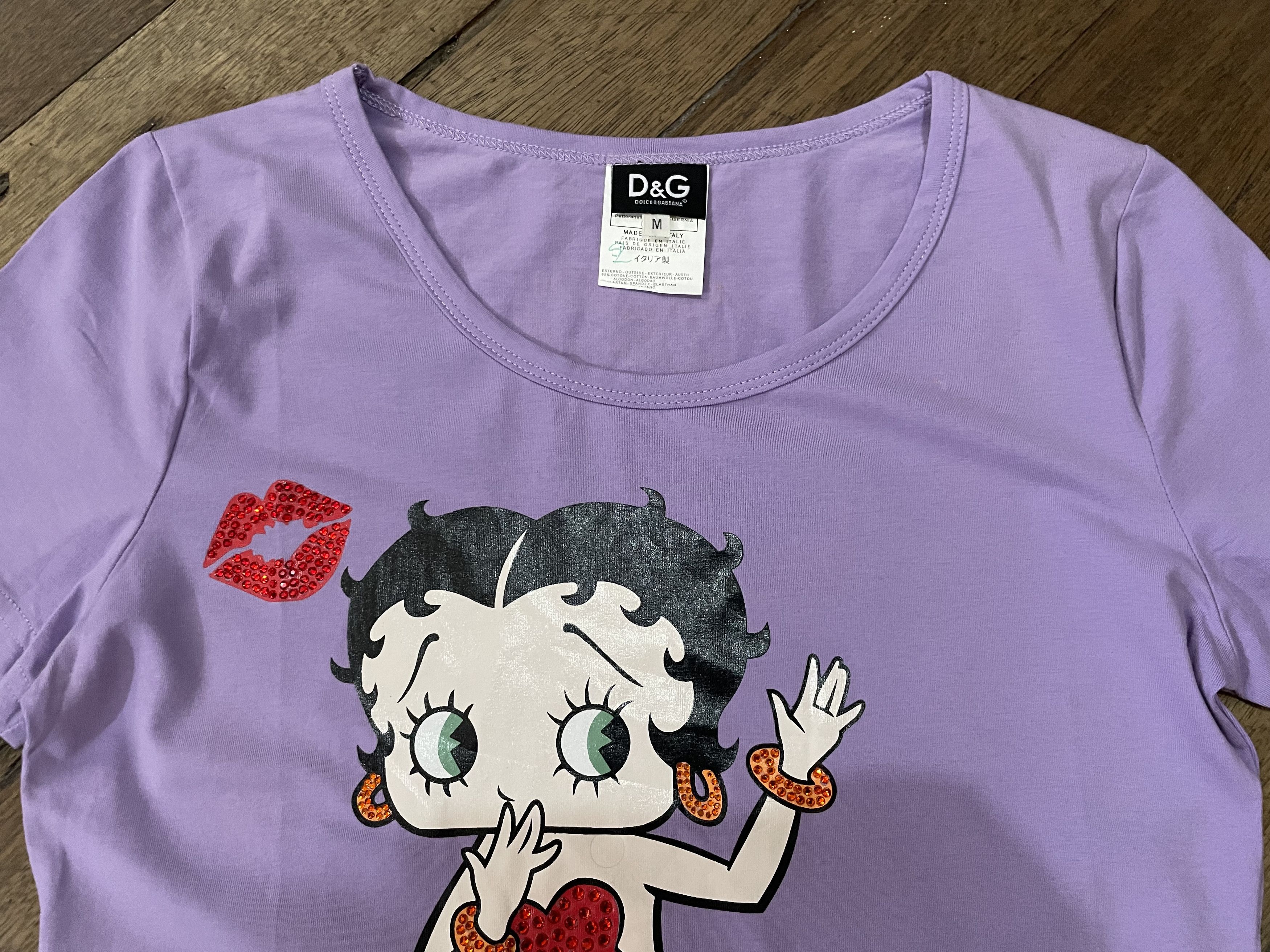 Dolce & Gabbana Dolce & Gabbana Betty Boop Tee Size M / US 6-8 / IT 42-44 - 2 Thumbnail