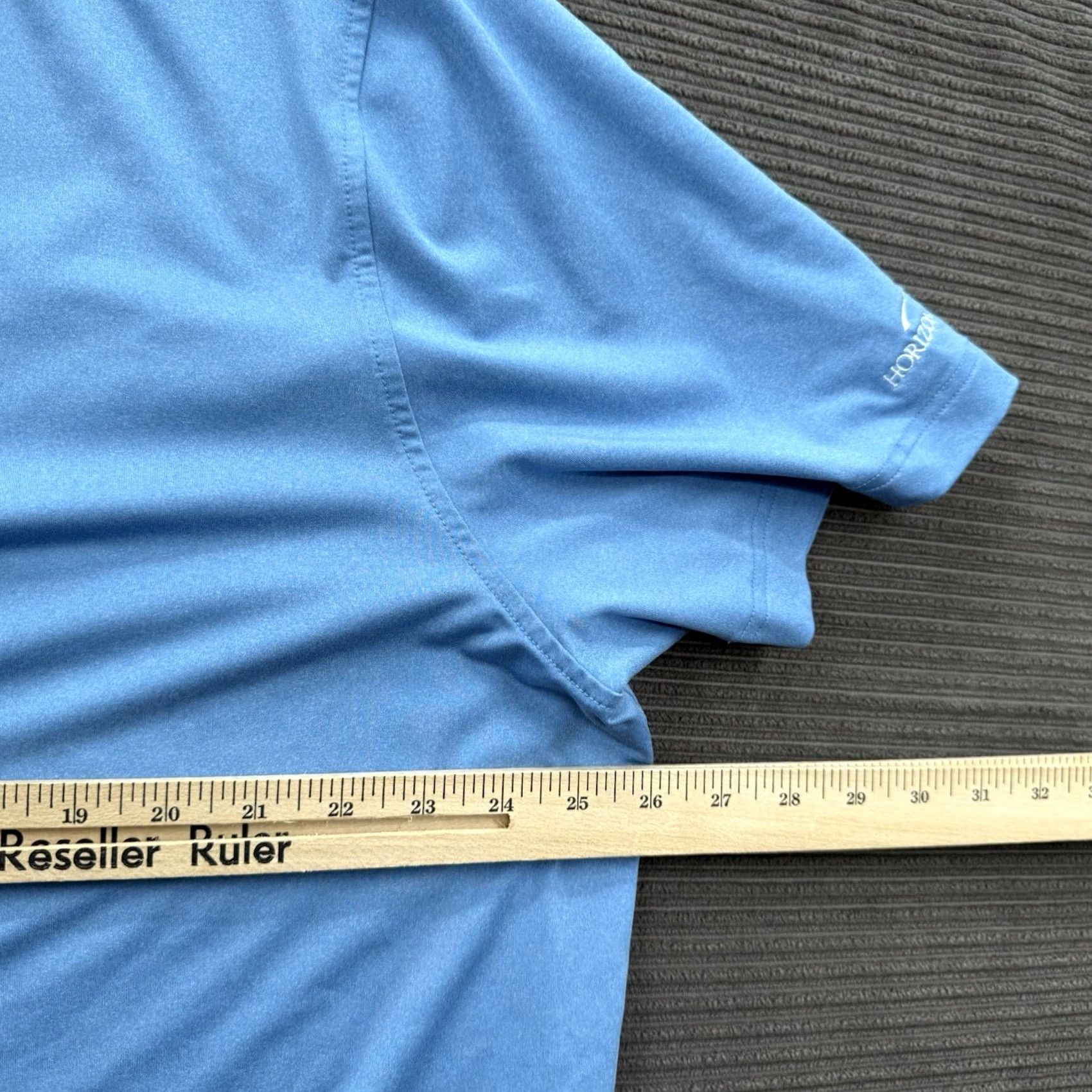 johnnie-O johnnie-O Polo Shirt Men XL Blue Polyester Golf Polo Shirt Sports Preppy Men’s Regular Fit 52in Chest Short Sleeve Size US XL / EU 56 / 4 - 5 Thumbnail
