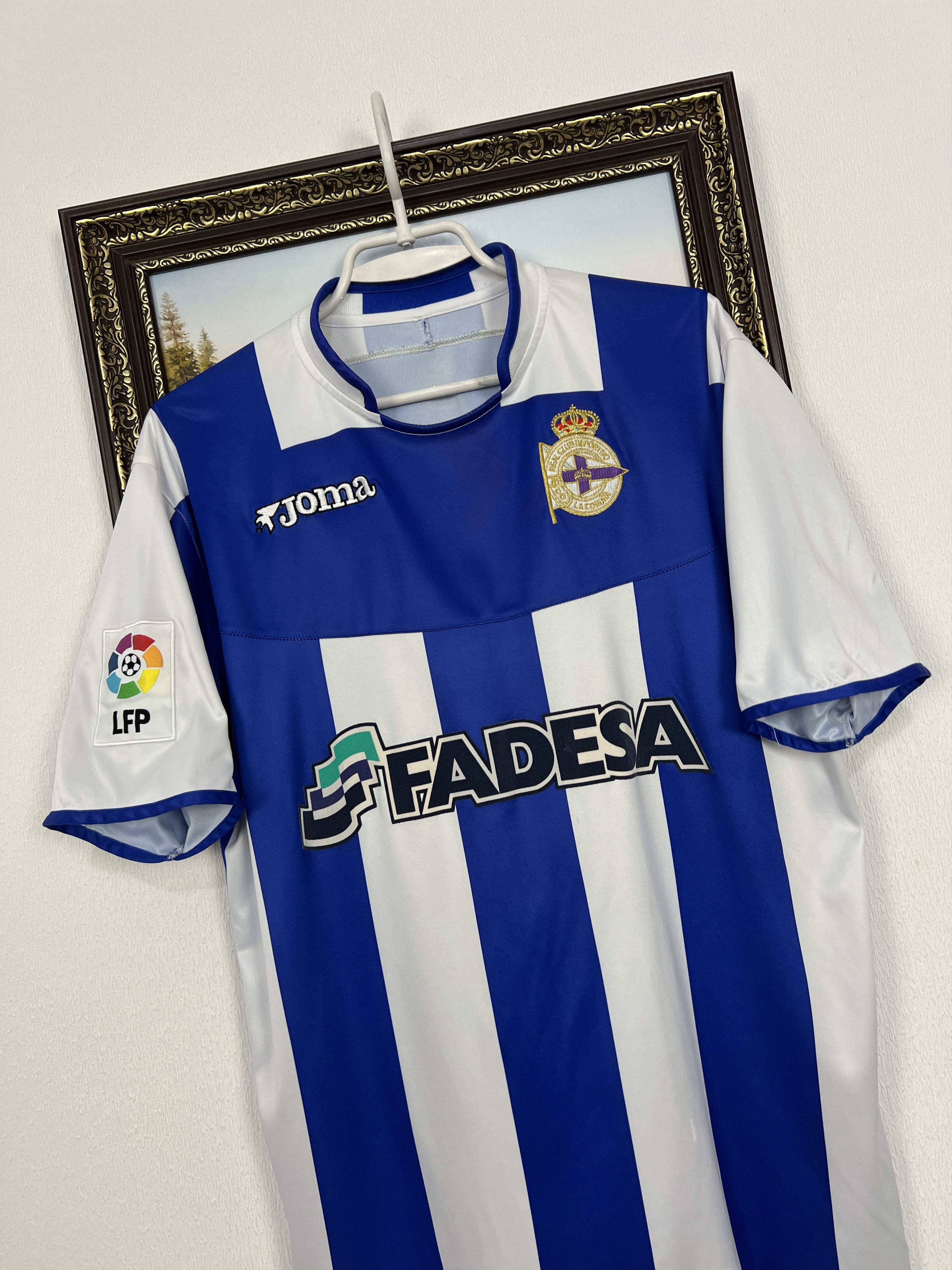 Joma Deportivo La Coruna Home football shirt 2003 Soccer Joma Size US L / EU 52-54 / 3 - 4 Thumbnail
