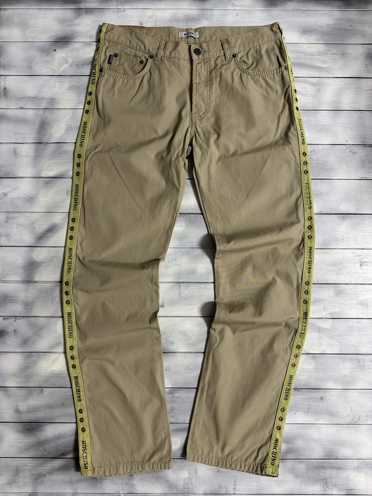 Moschino Rare Luxury Pants Moschino Stripes Vintage Size 32. Size US 32 / EU 48 - 1 Thumbnail