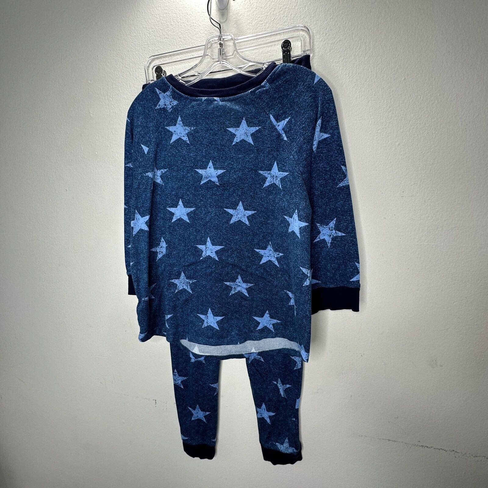 Other Room Service Blue Star 3/4 Sleeve Sweater Drawstring Jogger Size 30" / US 8 / IT 44 - 7 Thumbnail