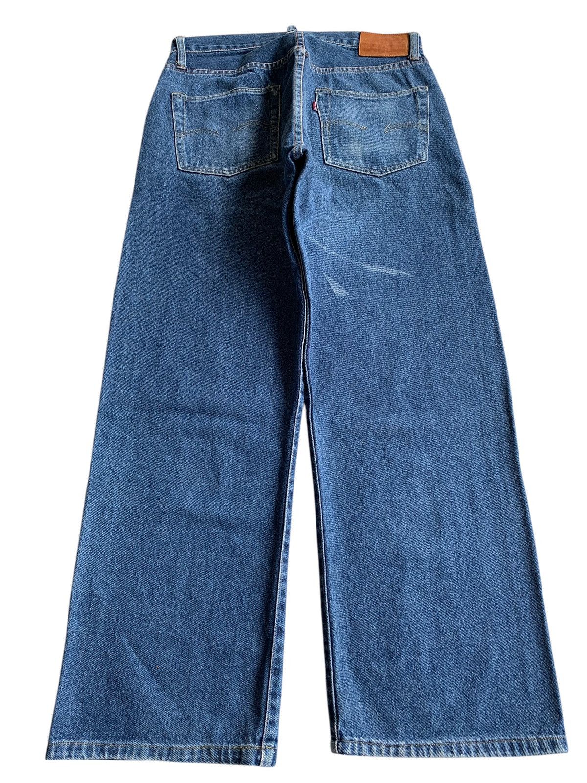 Japanese Brand × Jean DENIM EXCHANGE SELVEDGE BAGGY BUTTON FLY JAPANESE DENIM Size US 32 / EU 48 - 3 Thumbnail