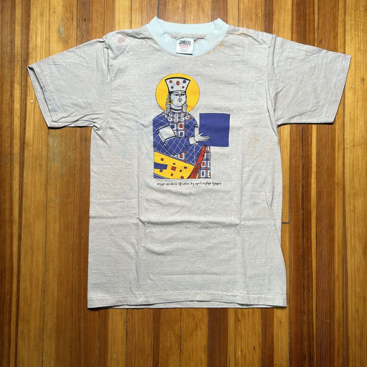 Other 1998 Vintage Georgian Single Stitch Oneita Tee Size US M / EU 48-50 / 2 - 1 Thumbnail