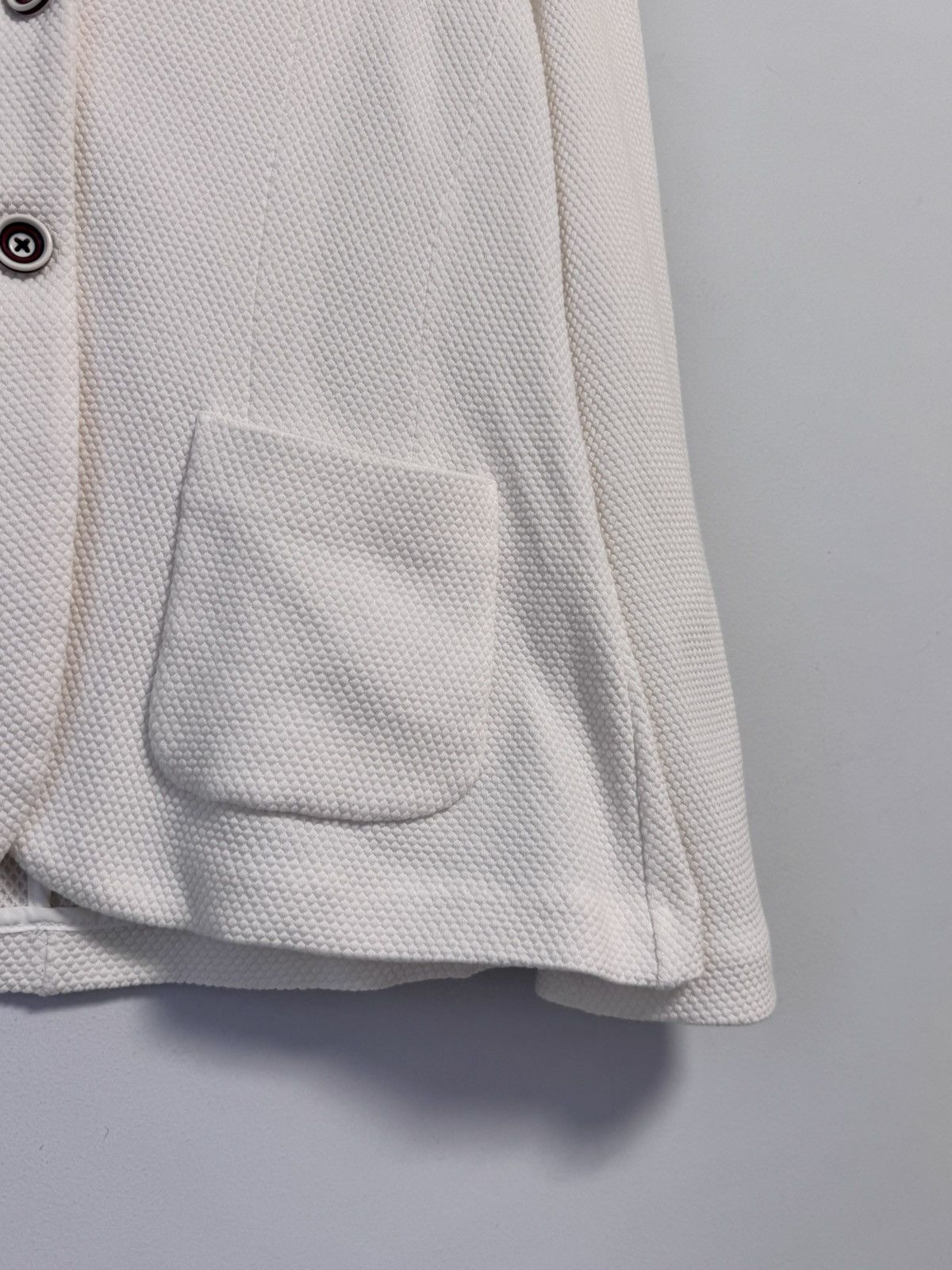 Circolo 1901 CIRCOLO 1901 RARE WHITE COTTON BLEND SOLID BLAZER JACKET Size M / US 6-8 / IT 42-44 - 5 Thumbnail