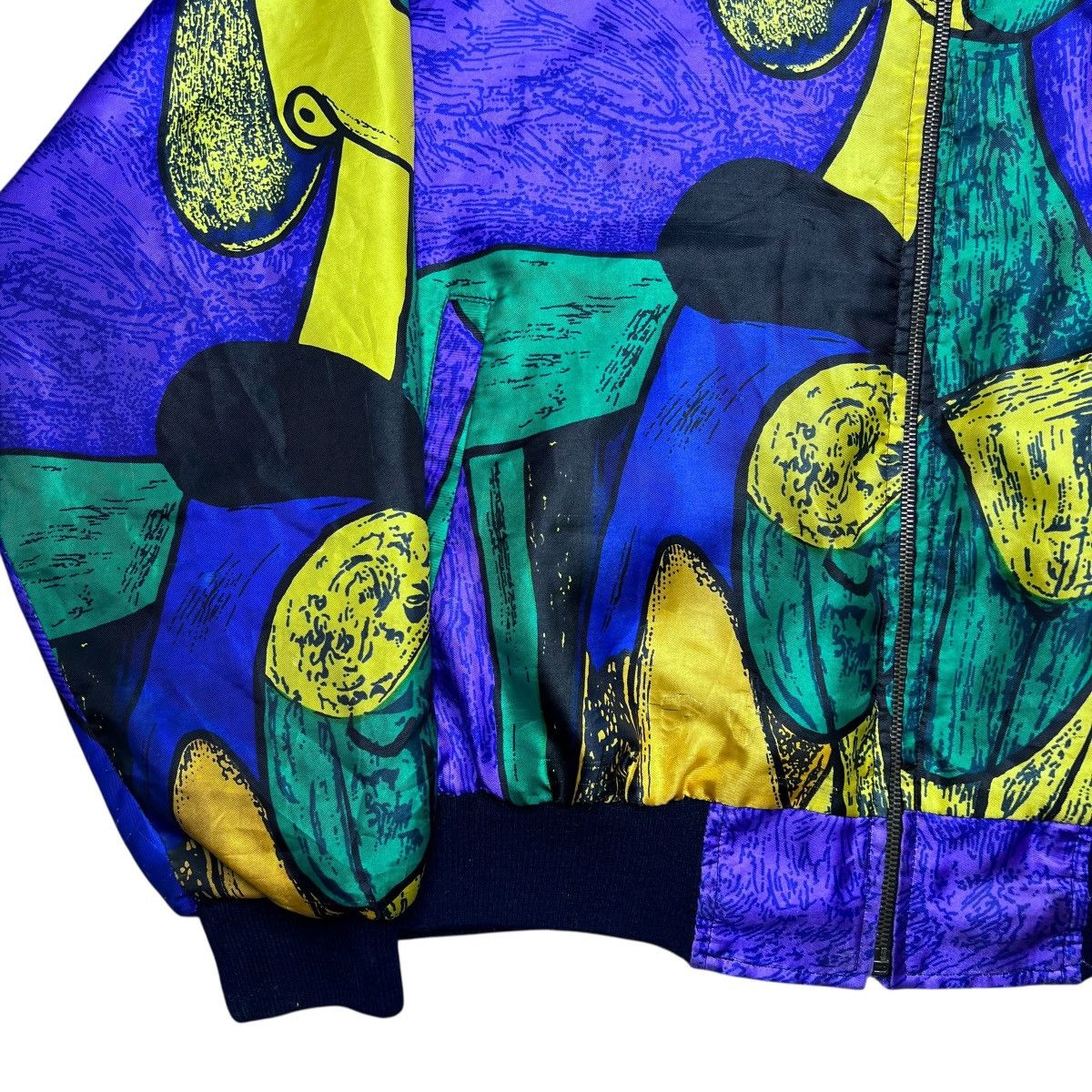 Other 1980s Picasso Abstract All Over Print Art Silk Satin Jacket Size XL / US 12-14 / IT 48-50 - 20 Thumbnail