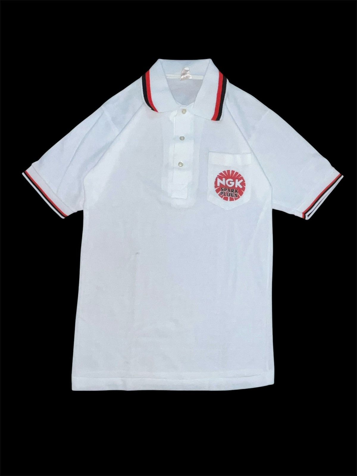 Vintage NGK SPARK PLUGS POLOS SHIRT x ASIA VINTAGE SHIRT x RARE Size US S / EU 44-46 / 1 - 1 Thumbnail