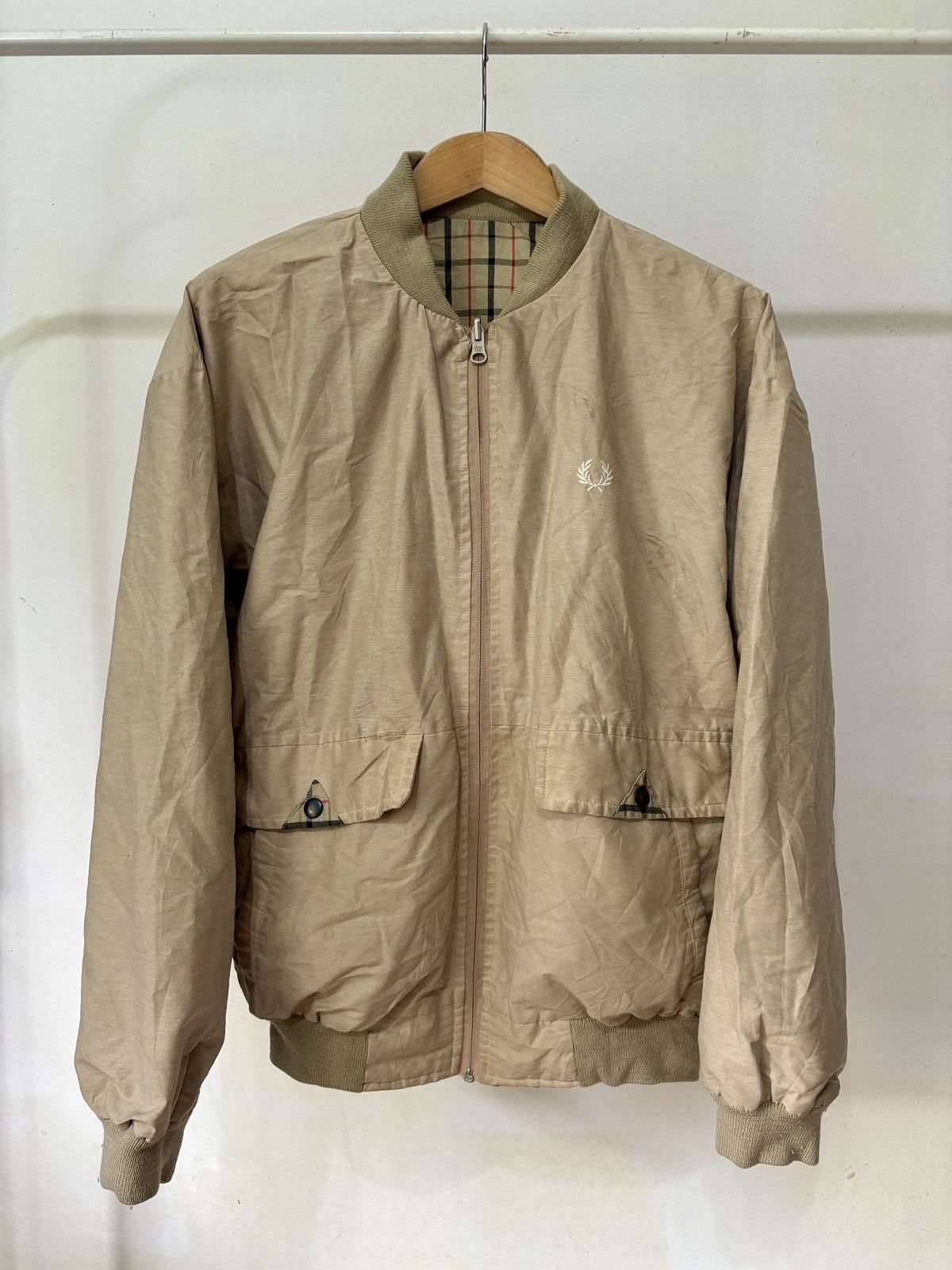 Fred Perry Vintage Fred Perry Checkered Reversible Jacket Size US L / EU 52-54 / 3 - 2 Thumbnail