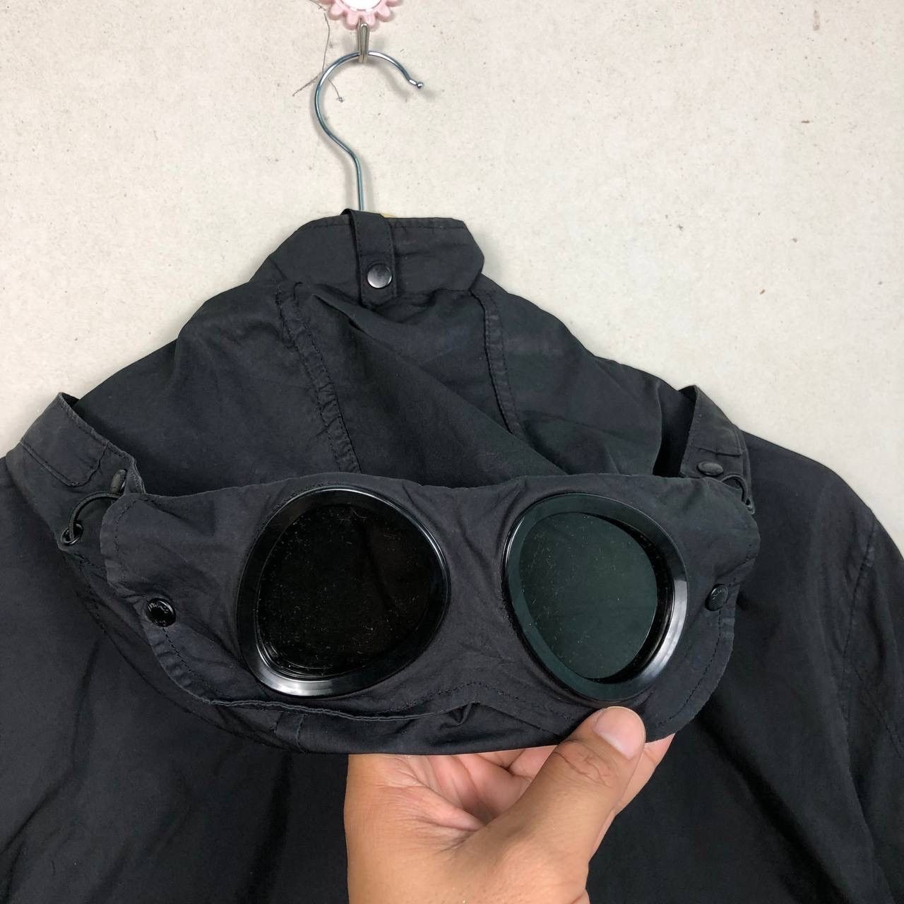 C.P. Company Vintage C.P. Company Shell Goggle Jacket - Black Size M Size US M / EU 48-50 / 2 - 7 Thumbnail