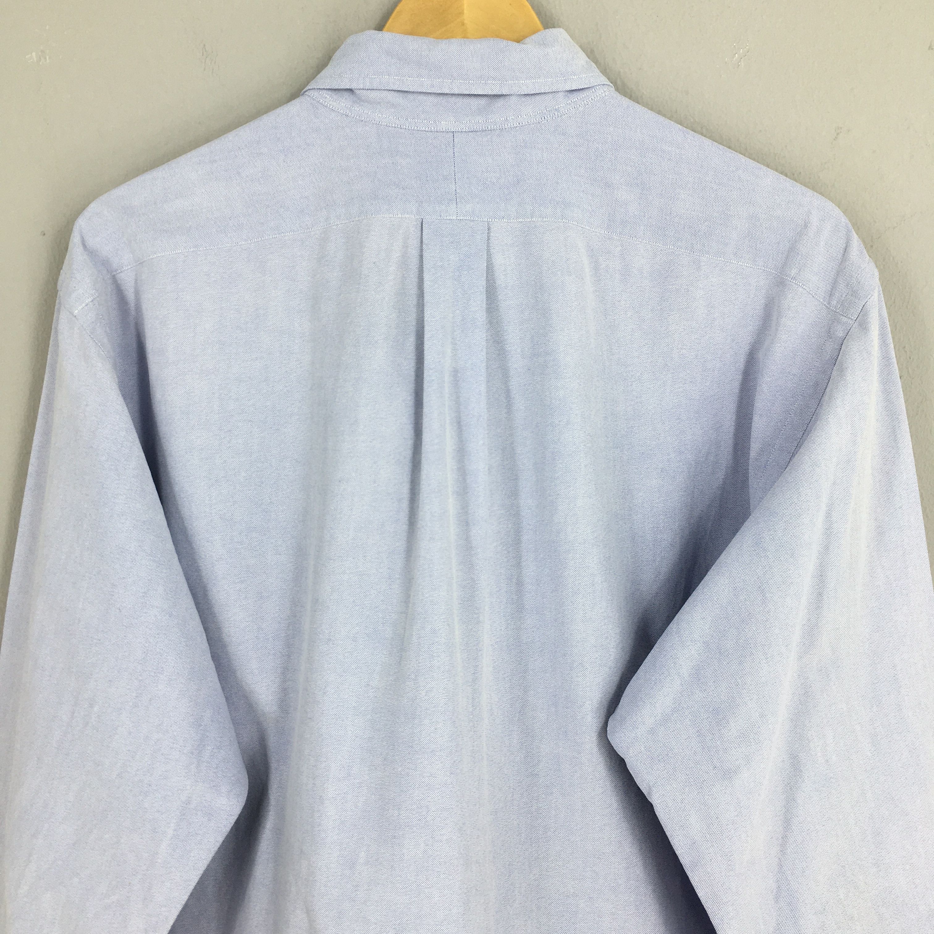 Ralph Lauren Vintage Ralph Lauren Blue Yarmout Shirt XLarge Size US XL / EU 56 / 4 - 7 Thumbnail
