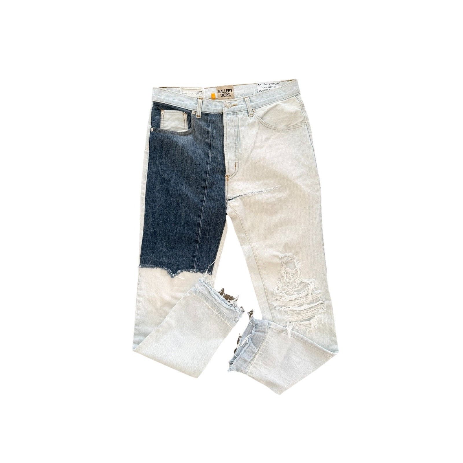 Gallery Dept. Size 31 - Gallery Dept Ken Denim Distressed Patchwork Size US 31 - 1 Thumbnail