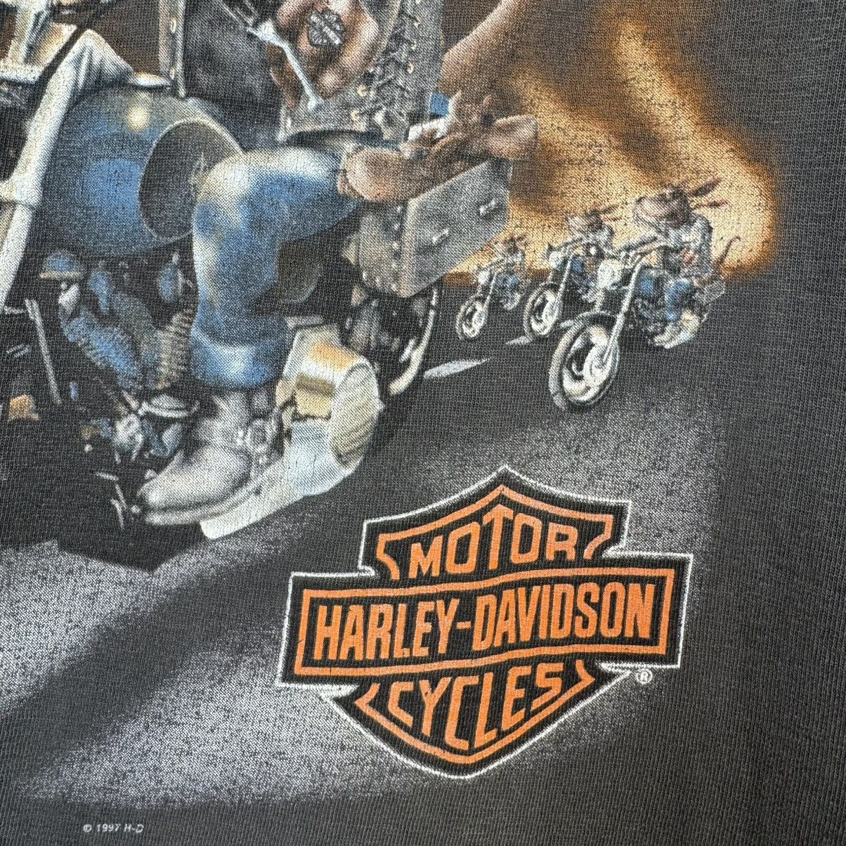 Harley Davidson Harley Davidson 90s Biker Kangaroo Australia Vintage Shirt Size US M / EU 48-50 / 2 - 6 Thumbnail