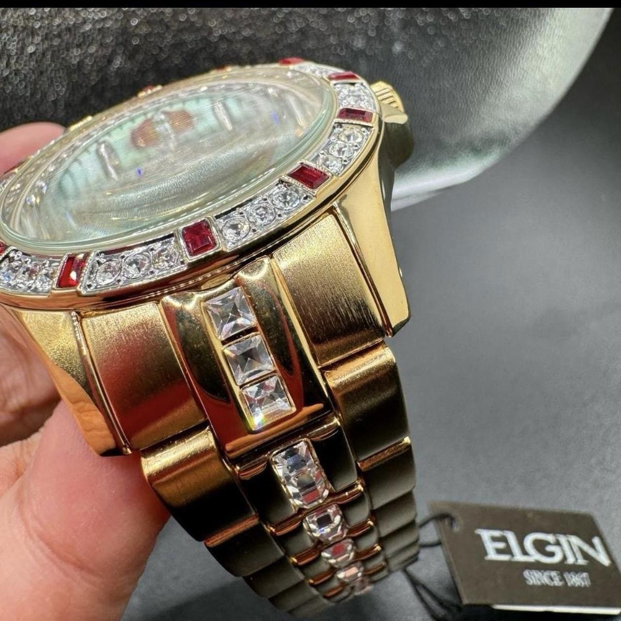 Johnstons Of Elgin Elgin Men Watch Large Size 42 - 6 Thumbnail