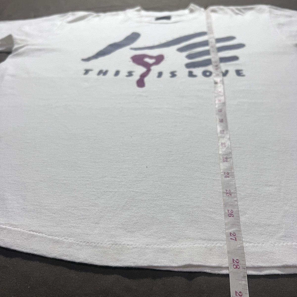 Vintage Vintage 90s THIS IS LOVE Jesus God Holy Bible Promo Tee XL Size US XL / EU 56 / 4 - 7 Thumbnail