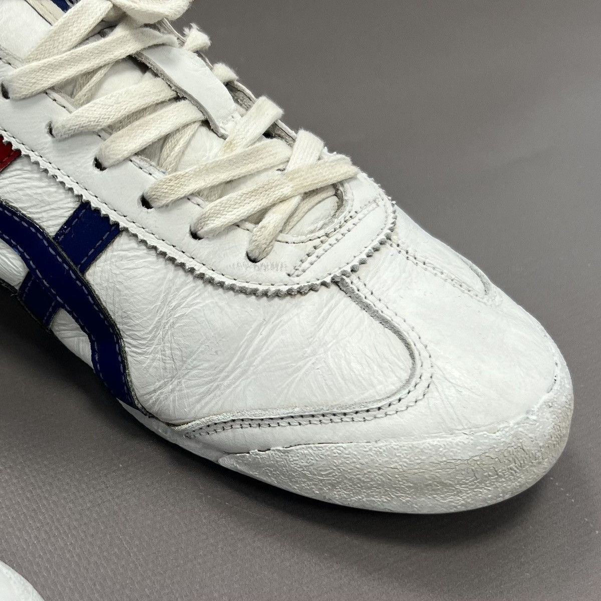 Asics × Japanese Brand × Vintage Asics Tiger Onitsuka Mexico 66 White Leather Sneakers Sz 8 Size US 8 / EU 41 - 13 Thumbnail