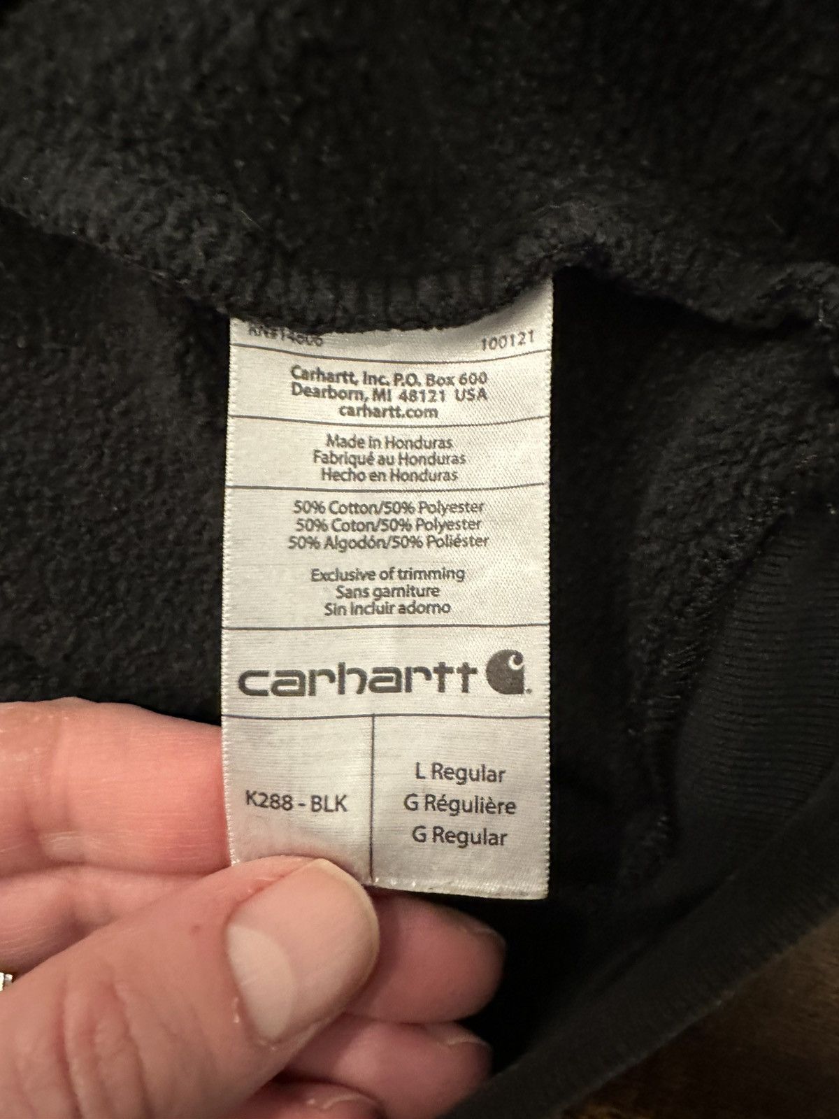 Carhartt Carhartt Original Fit Thrashed Men’s Hoodie- Size Large Size US L / EU 52-54 / 3 - 8 Thumbnail