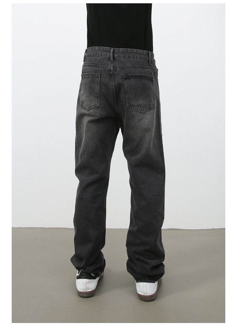 Japanese Brand × Jean Japanese retro distressed washed straight jeans Size US 32 / EU 48 - 4 Thumbnail
