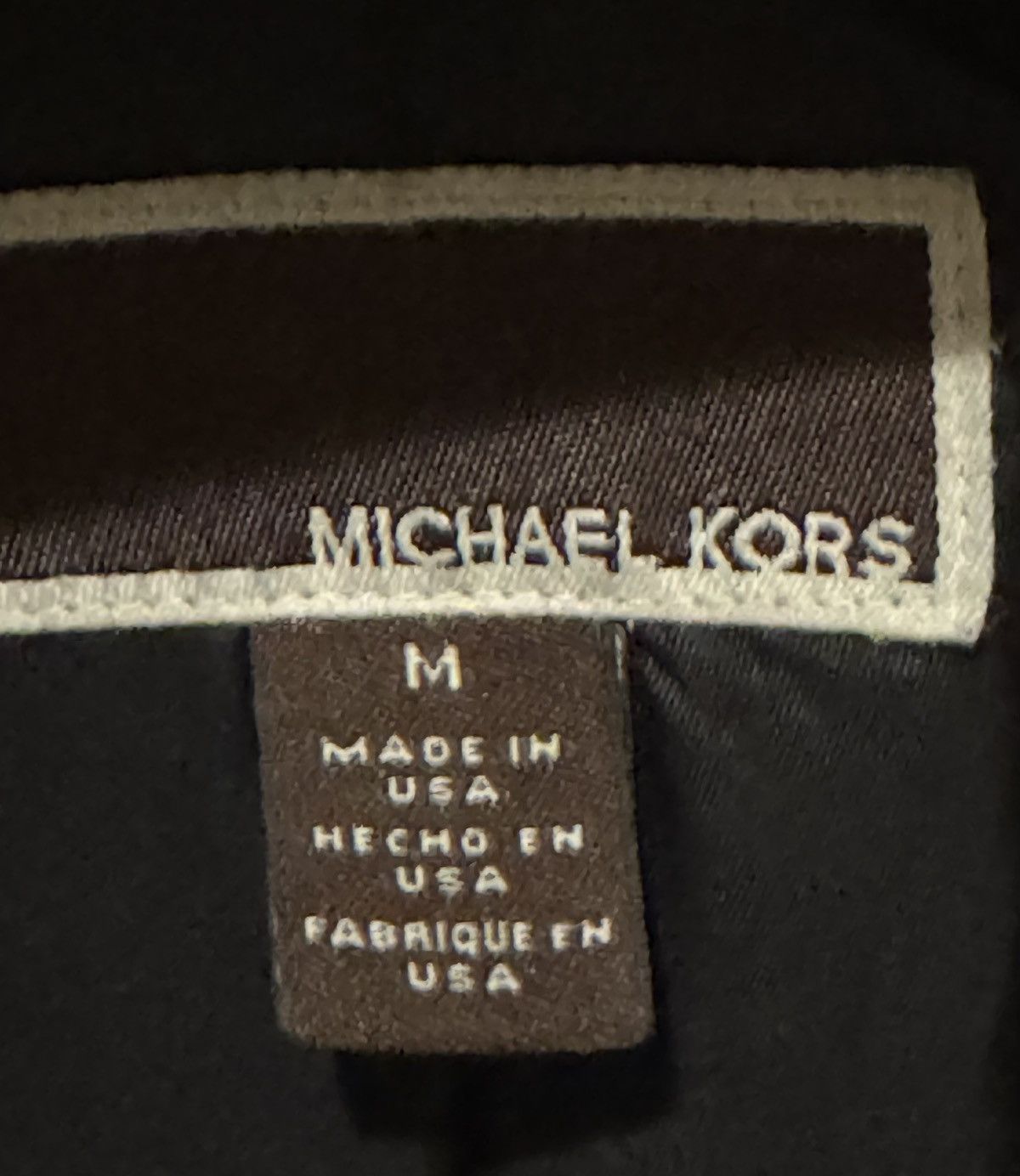 Michael Kors MICHAEL KORS MEN’S BLACK LEATHER MC JACKET - SIZE M Size US M / EU 48-50 / 2 - 6 Thumbnail