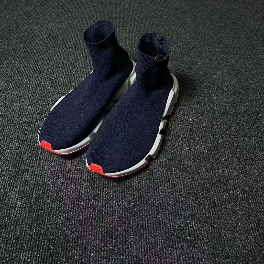 Balenciaga Balenciaga Double B Logo Sock Sneakers Size US 10 / EU 43 - 1 Thumbnail