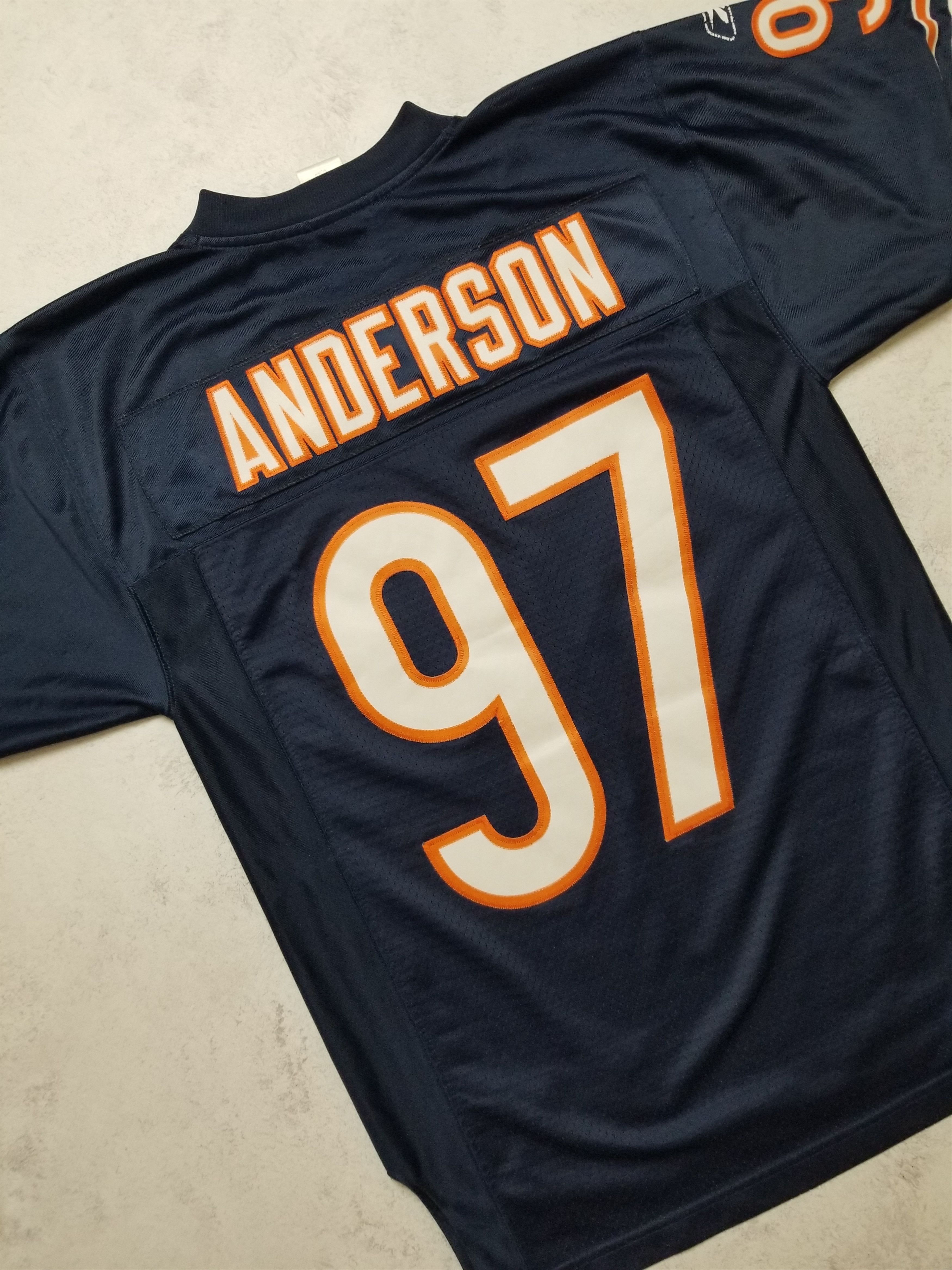 Reebok Chicago Bears Anderson #97 Embroidered NFL Football Jersey Size US S / EU 44-46 / 1 - 7 Thumbnail