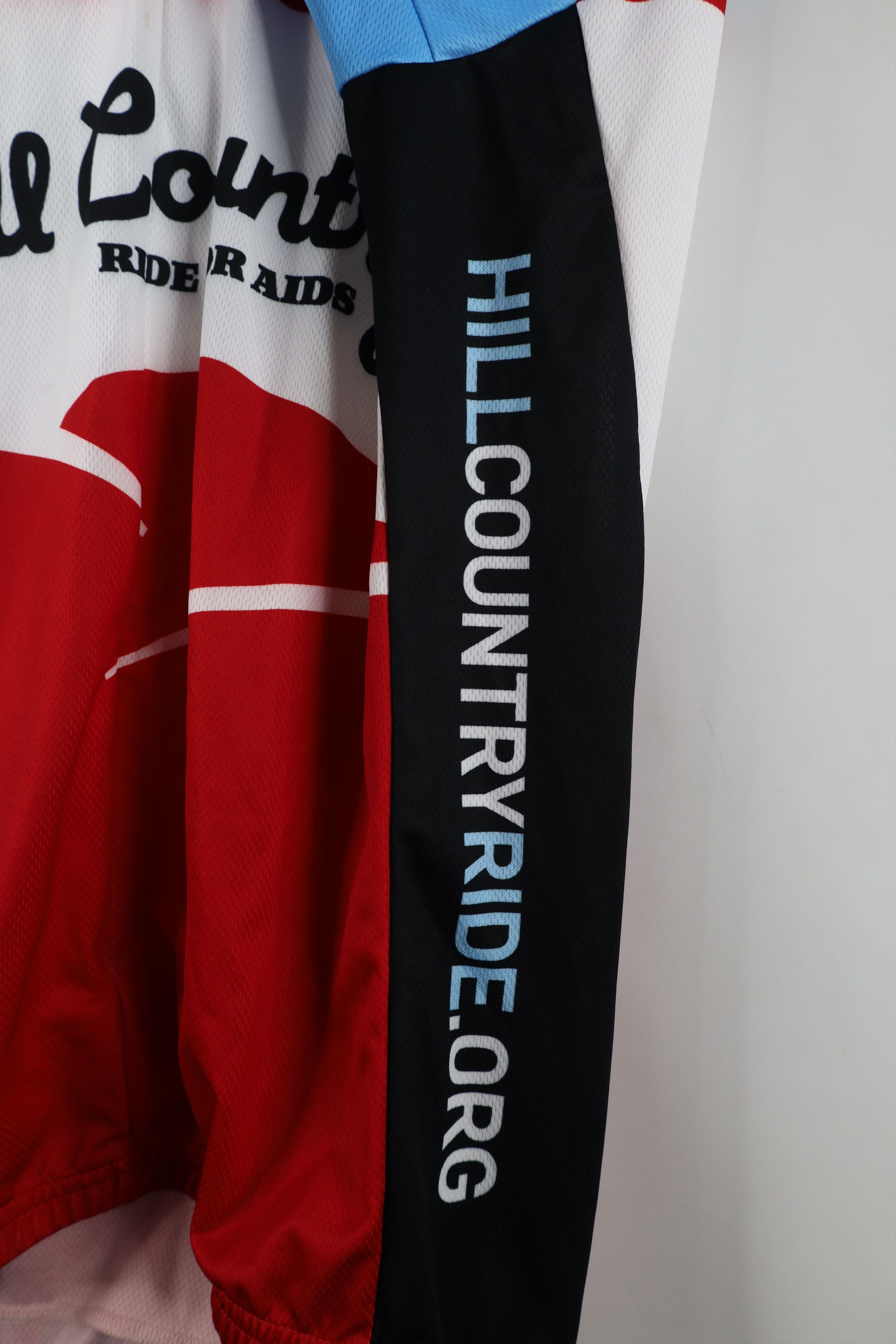 Vintage Voler Hill Country Ride for Aids Bicycle Cycling Jersey USA Size US L / EU 52-54 / 3 - 9 Thumbnail