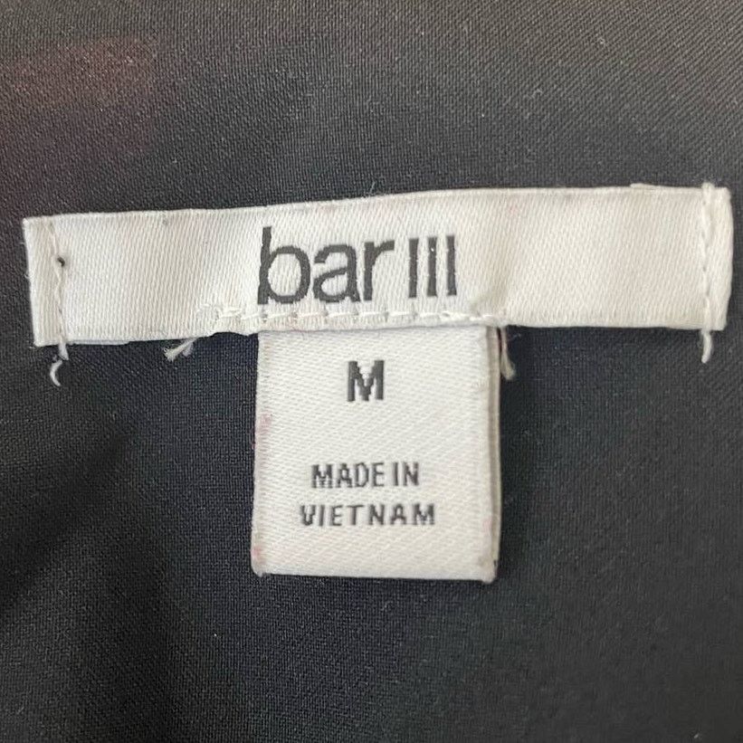 Bar III Bar III Womens Medium Gathered Waist Mod Stripe Top Size M / US 6-8 / IT 42-44 - 6 Thumbnail
