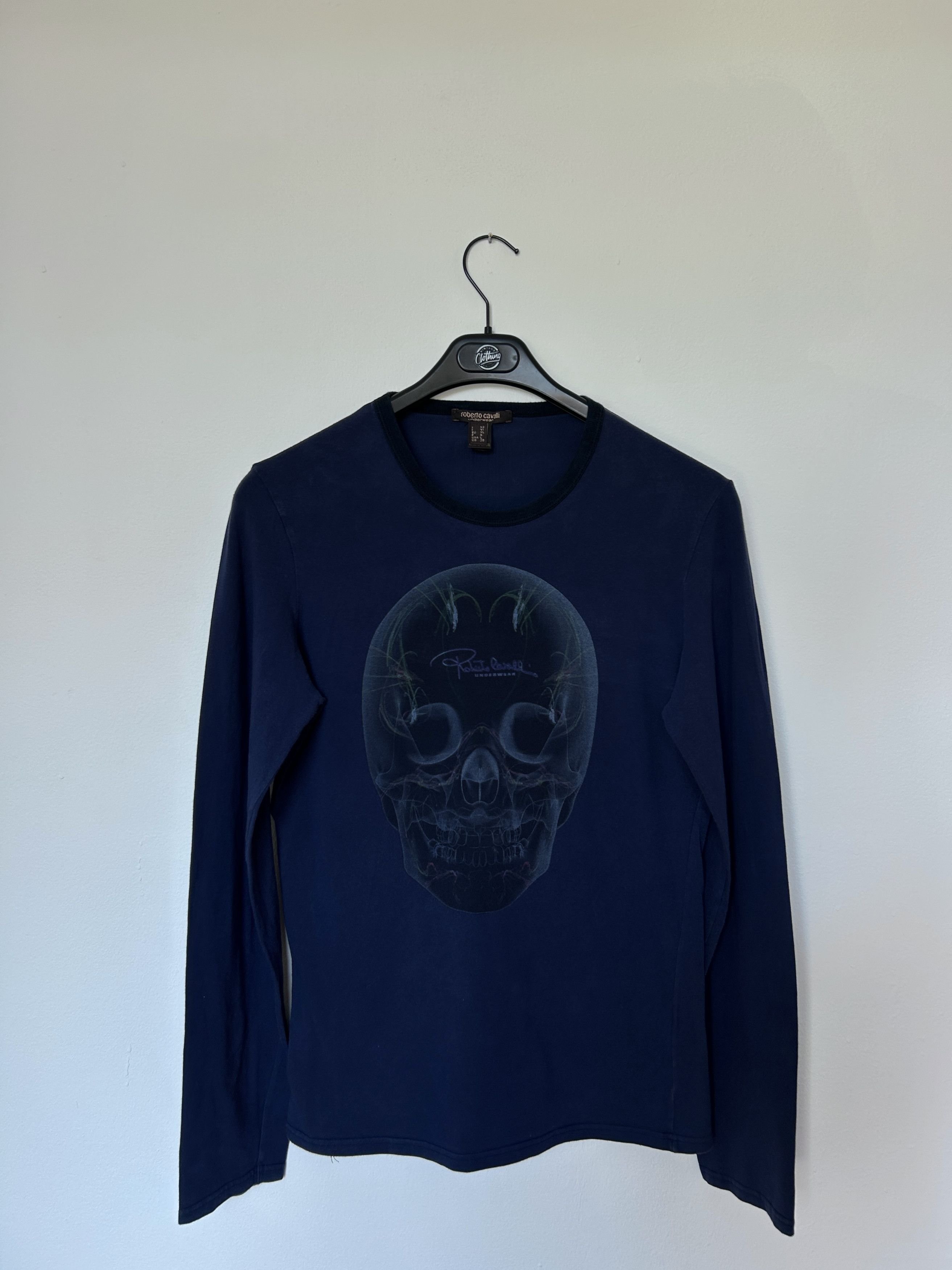 Roberto Cavalli Roberto Cavalli 3d Skull logo Longsleeve size L Size US L / EU 52-54 / 3 - 2 Thumbnail
