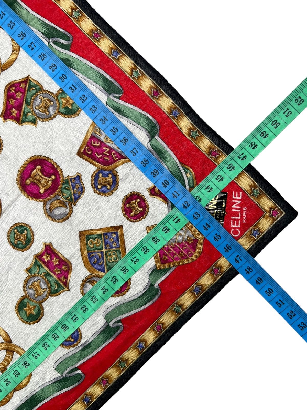 Celine Celine Handkerchief Neckerchief Bandana Pocketsquare Size ONE SIZE - 5 Thumbnail