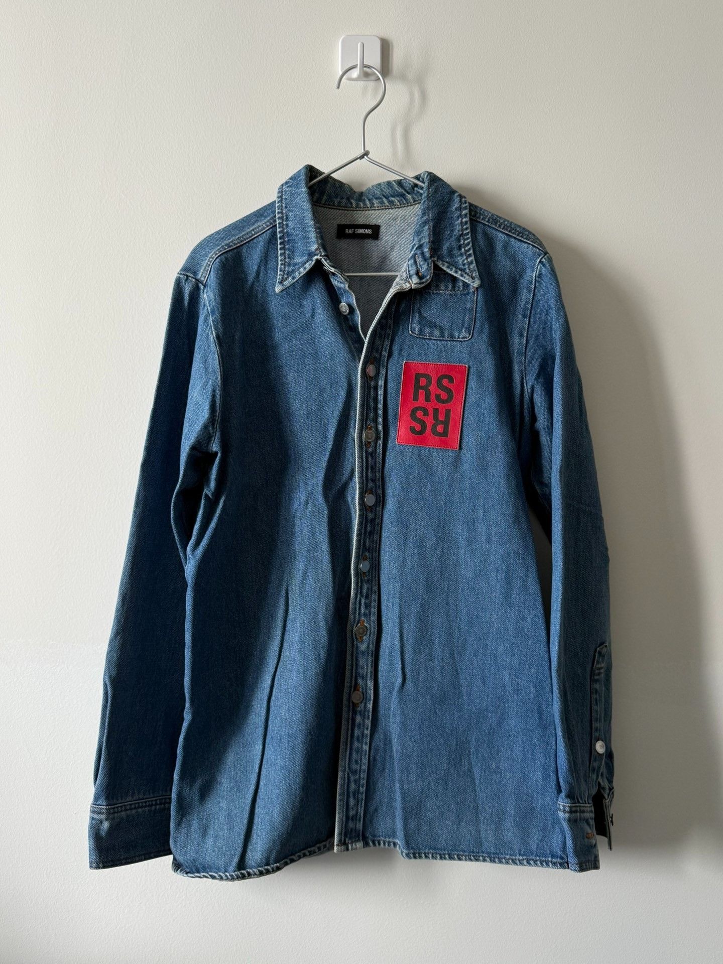 Raf Simons Raf Simons Denim Shirt Size US S / EU 44-46 / 1 - 1 Thumbnail