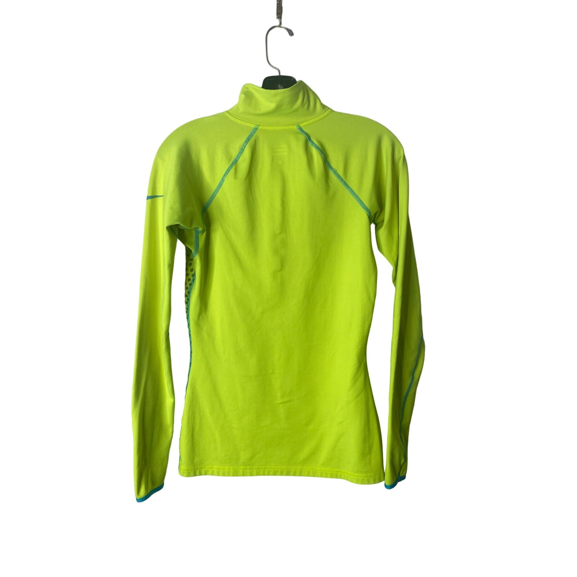 Nike NIKE PRO WOMEN'S 1/2 ZIP NEON PULLOVER SZ S Size S / US 4 / IT 40 - 2 Thumbnail
