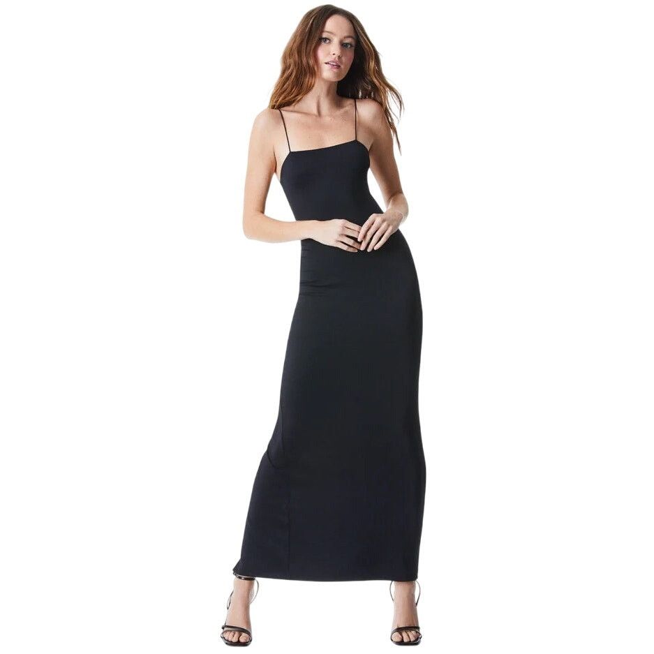 Alice + Olivia ALICE + OLIVIA - NELLE SPAGHETTI STRAP MAXI DRESS - BLACK Size M / US 6-8 / IT 42-44 - 4 Thumbnail