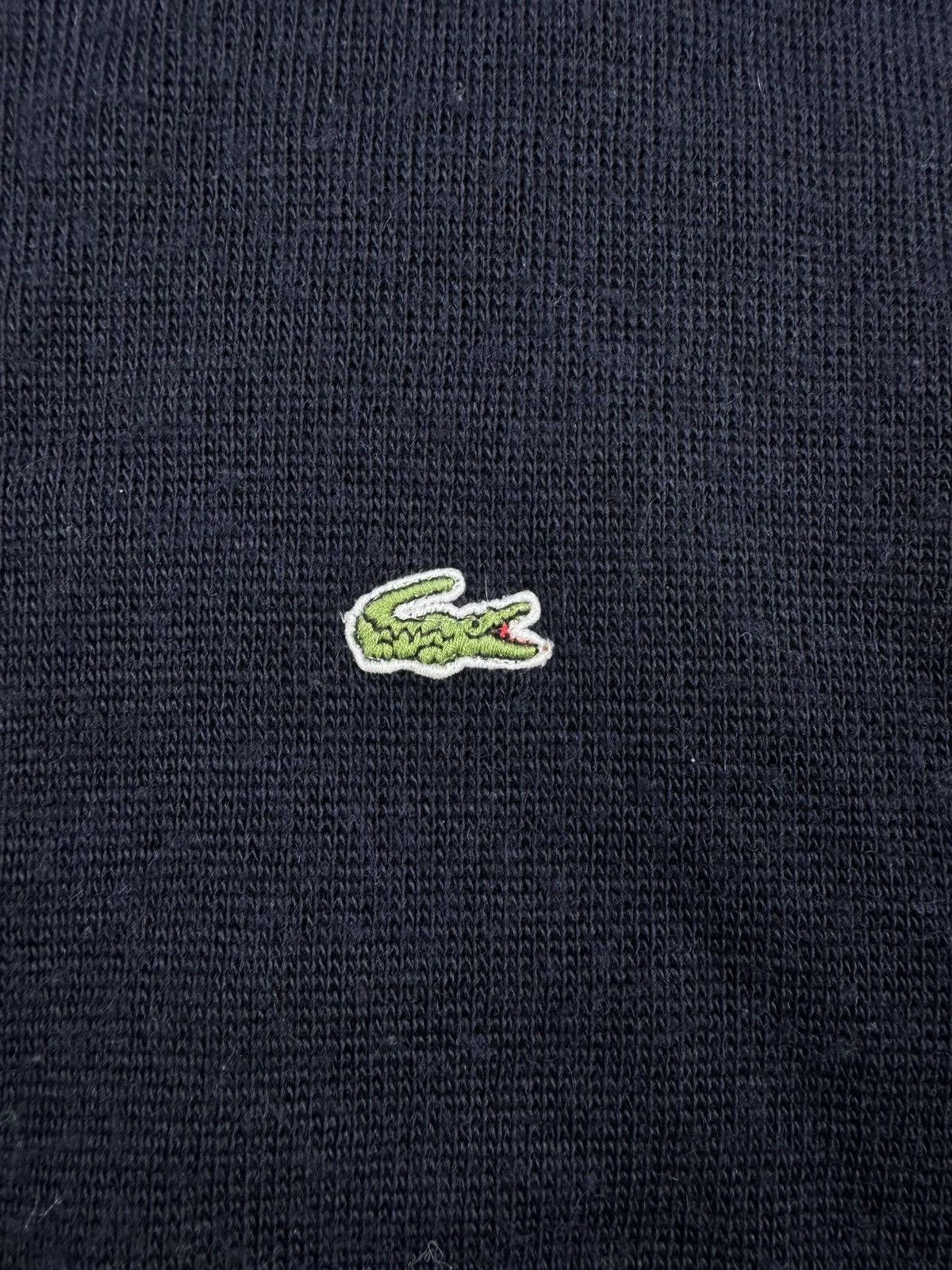 Lacoste Vintage Lacoste 90s Dark Blue Wool Sweater Logo size 8 Size US XXL / EU 58 / 5 - 9 Thumbnail