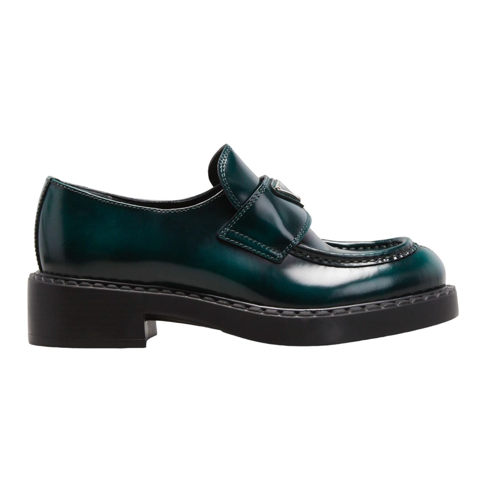 Prada Spazzolato Bosco Platform Loafer Creeper Slip On Flat 40.5 Size US 10.5 / IT 40.5 - 1 Thumbnail