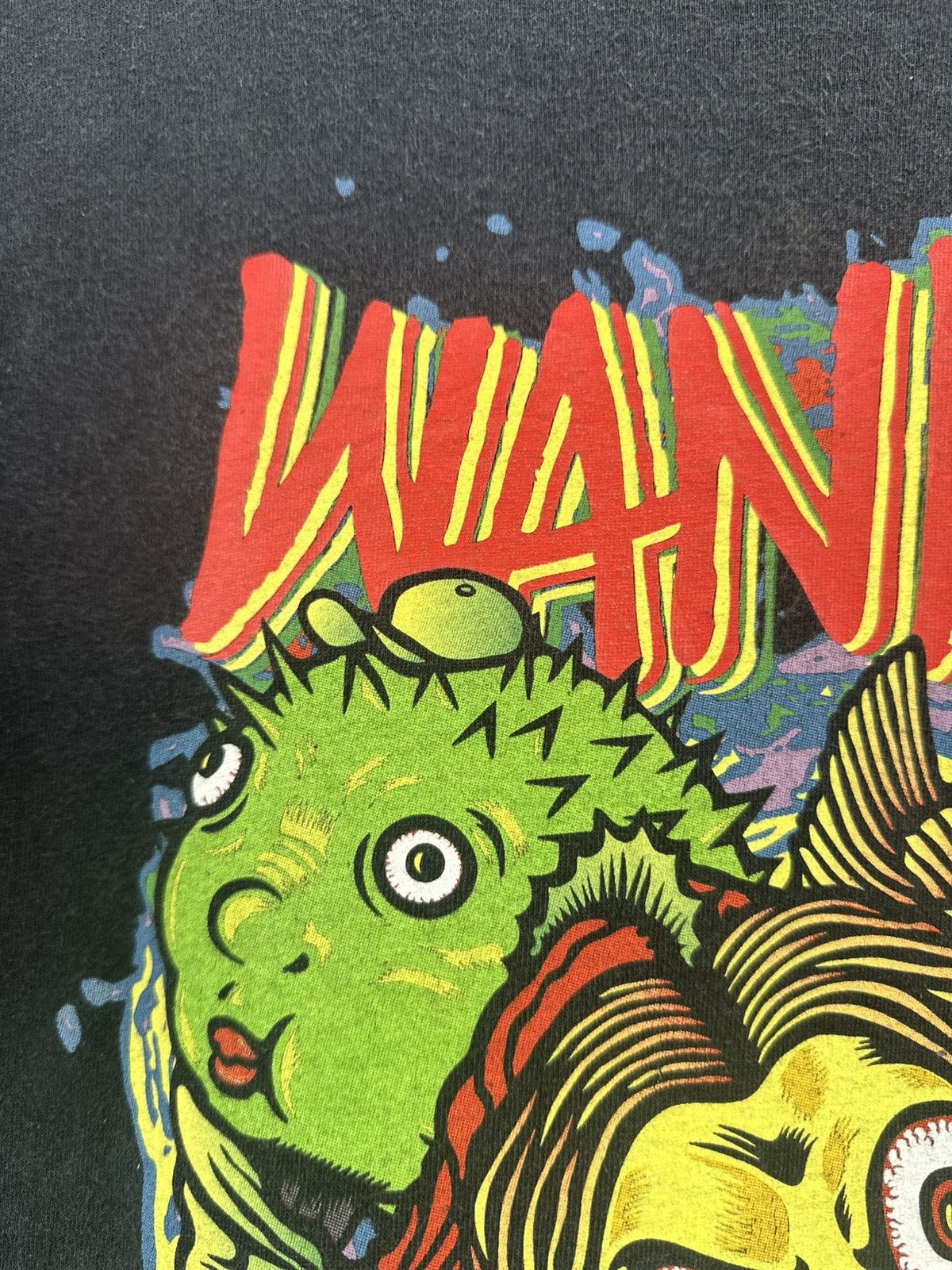 Band Tees Thrashed Manina Good Job Release Party Punk Horror Faded Tee Size US L / EU 52-54 / 3 - 6 Thumbnail