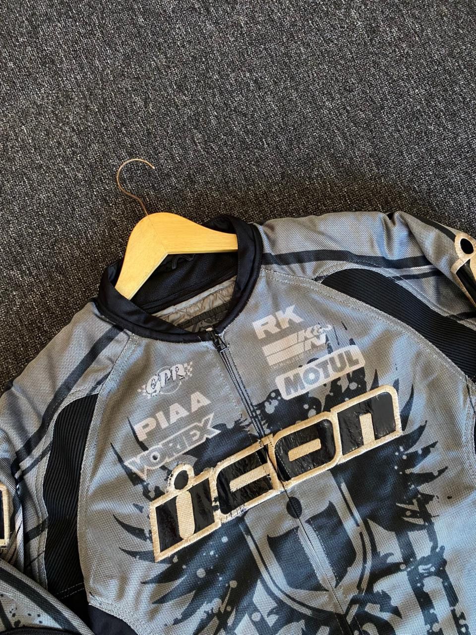 ICON Motorsports Icon Hooligan 2 Threshold Motorcycle Jacket Size US L / EU 52-54 / 3 - 4 Thumbnail