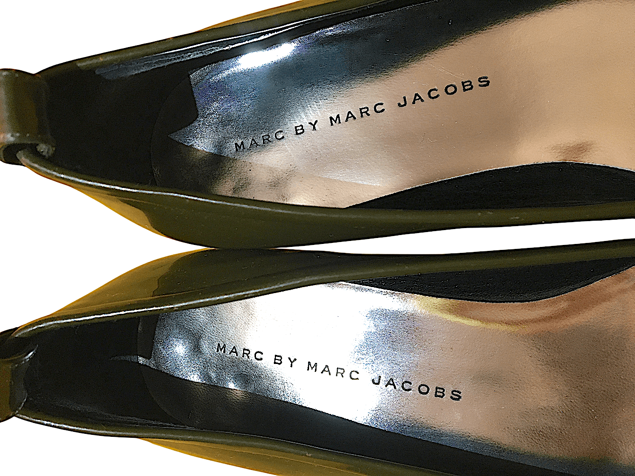 Marc Jacobs Marc Jacobs Mouse Collection Wedge Flats Patent Leather Gray Size US 6.5 / IT 36.5 - 6 Thumbnail