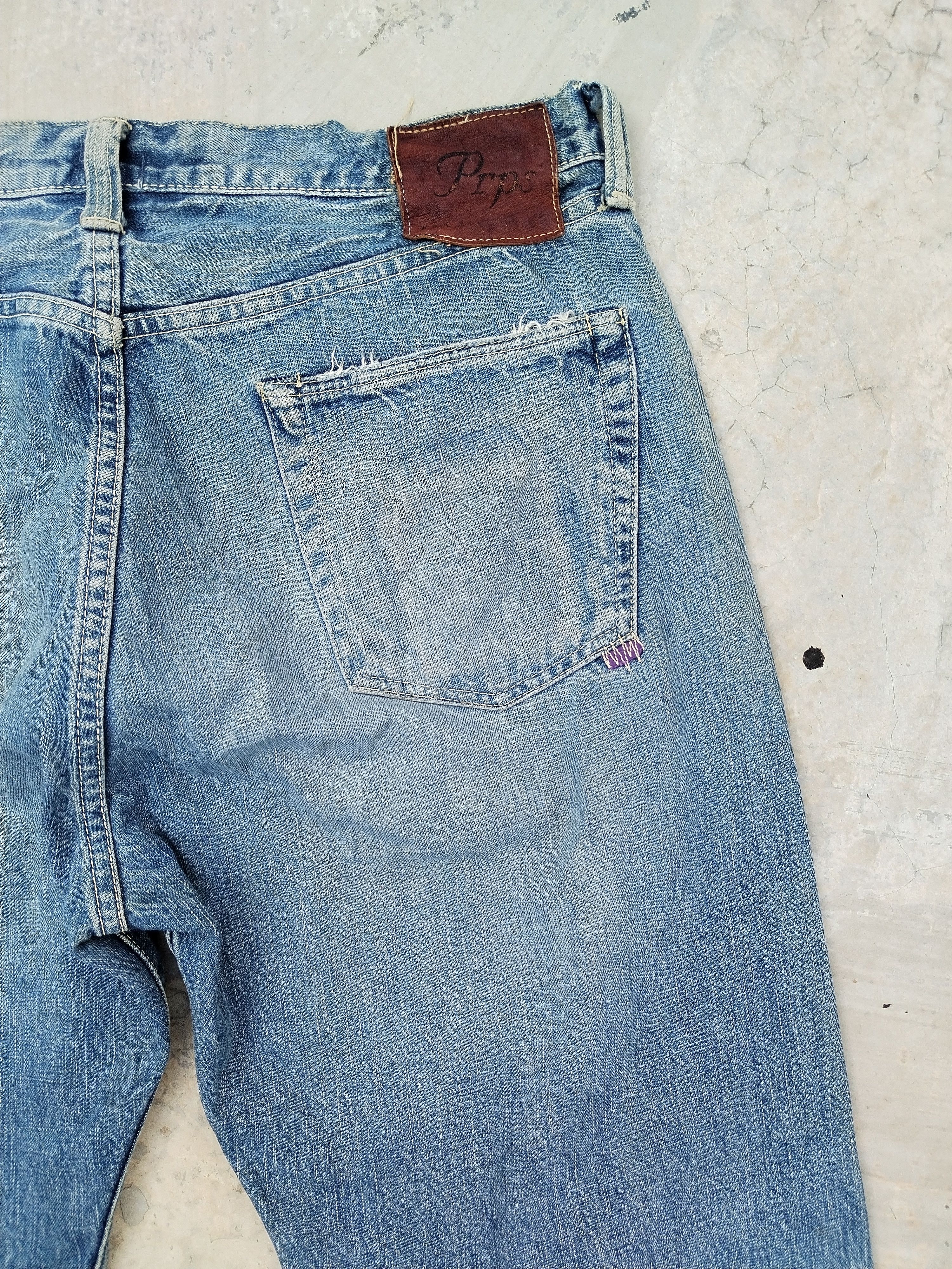 Prps PRPS Distressed Selvedge Jeans Size US 36 / EU 52 - 7 Thumbnail