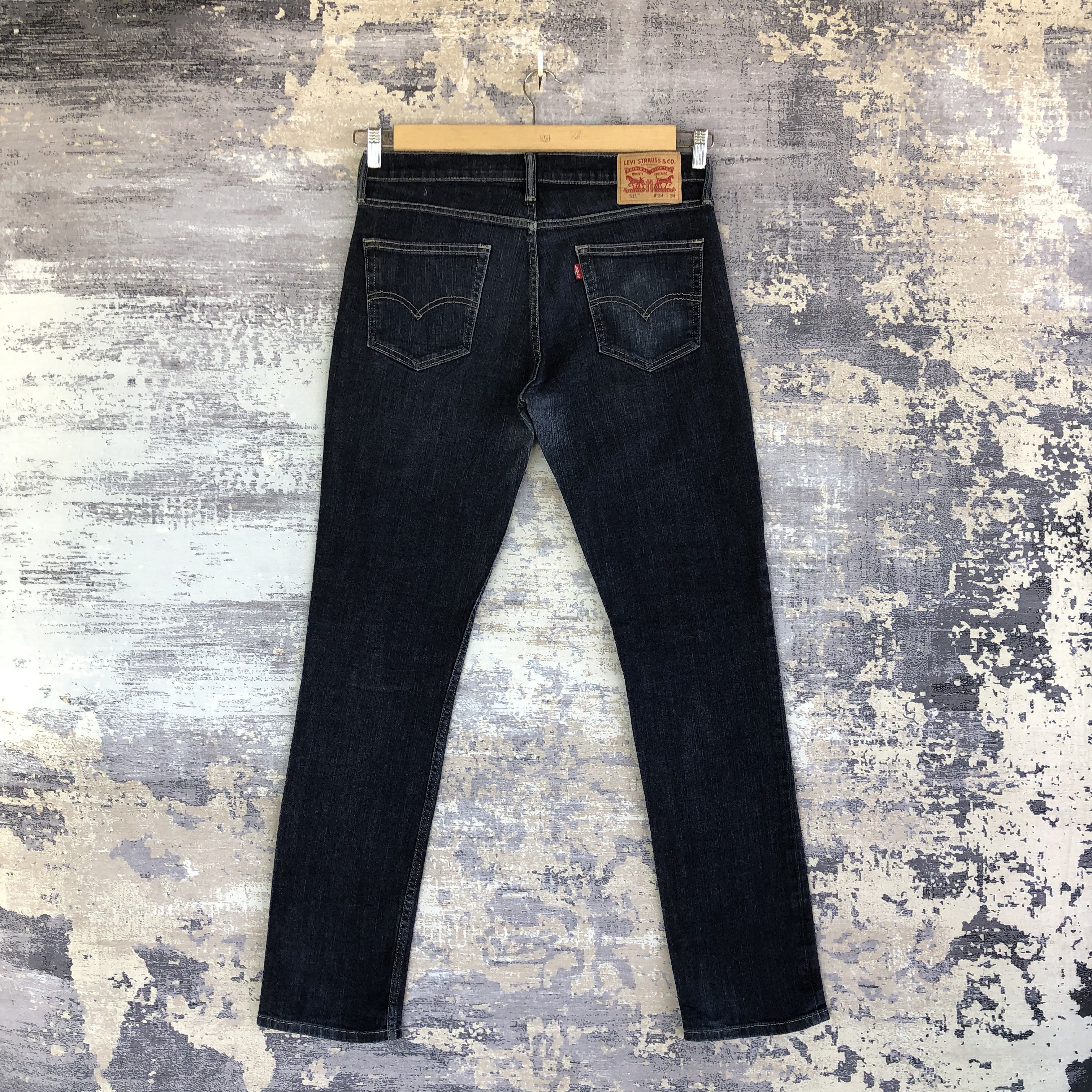 Levi's Vintage Y2K Levis 511 Distressed Jeans Levi's Skinny Denim Size US 34 / EU 50 - 2 Thumbnail