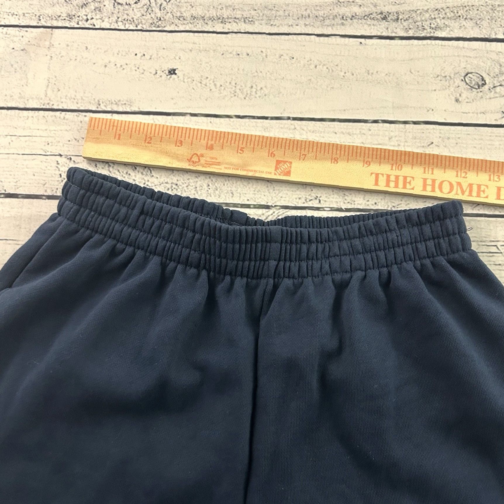 Vintage Lonely Ghost Sweatpants Mens M Dark Blue Casual Pants Ghost Size US 31 - 4 Thumbnail