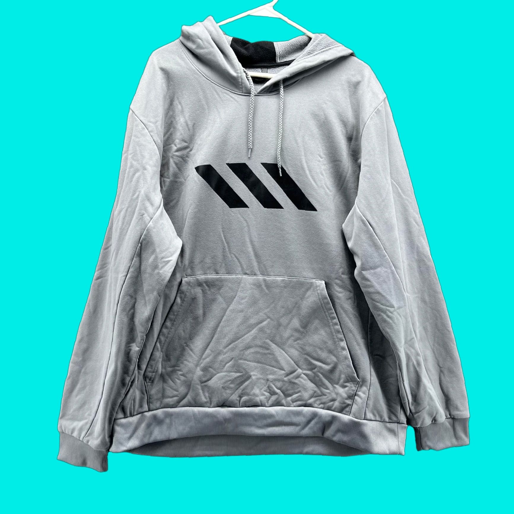 Adidas Adidas Basketball Club Hoodie Mens 2XL Gray ClimaWarm Pullover Sweatshirt Hoodie Mens 2XL Gray ClimaWarm Graphic Print Pullover Sweatshirt Size US XXL / EU 58 / 5 - 1 Thumbnail