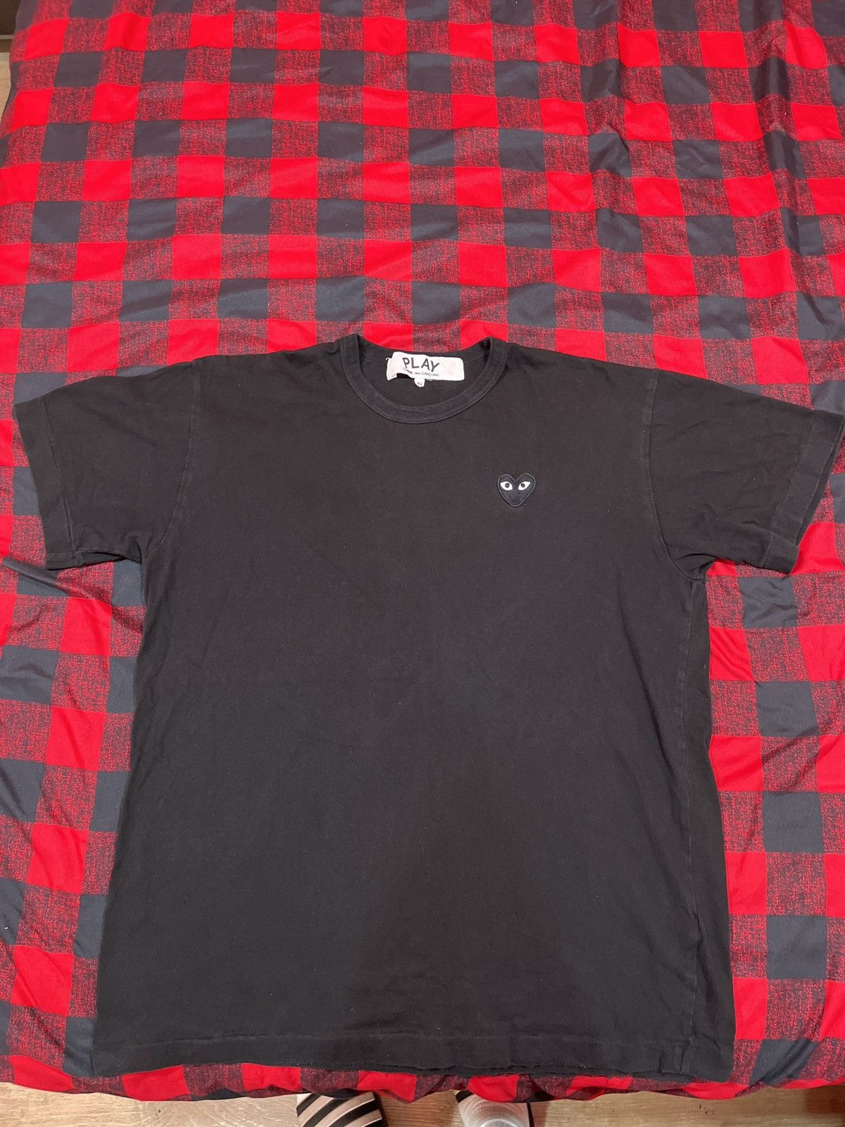 Comme des Garcons Comme Des Garçons Play heart-patch cotton T-shirt black Size US XL / EU 56 / 4 - 1 Thumbnail