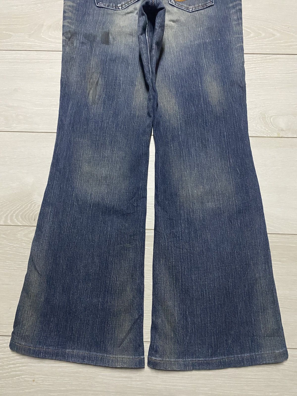 Japanese Brand Vintage Japanese Brand Brappers Faded Wash Flare Jeans Size US 30 / EU 46 - 6 Thumbnail