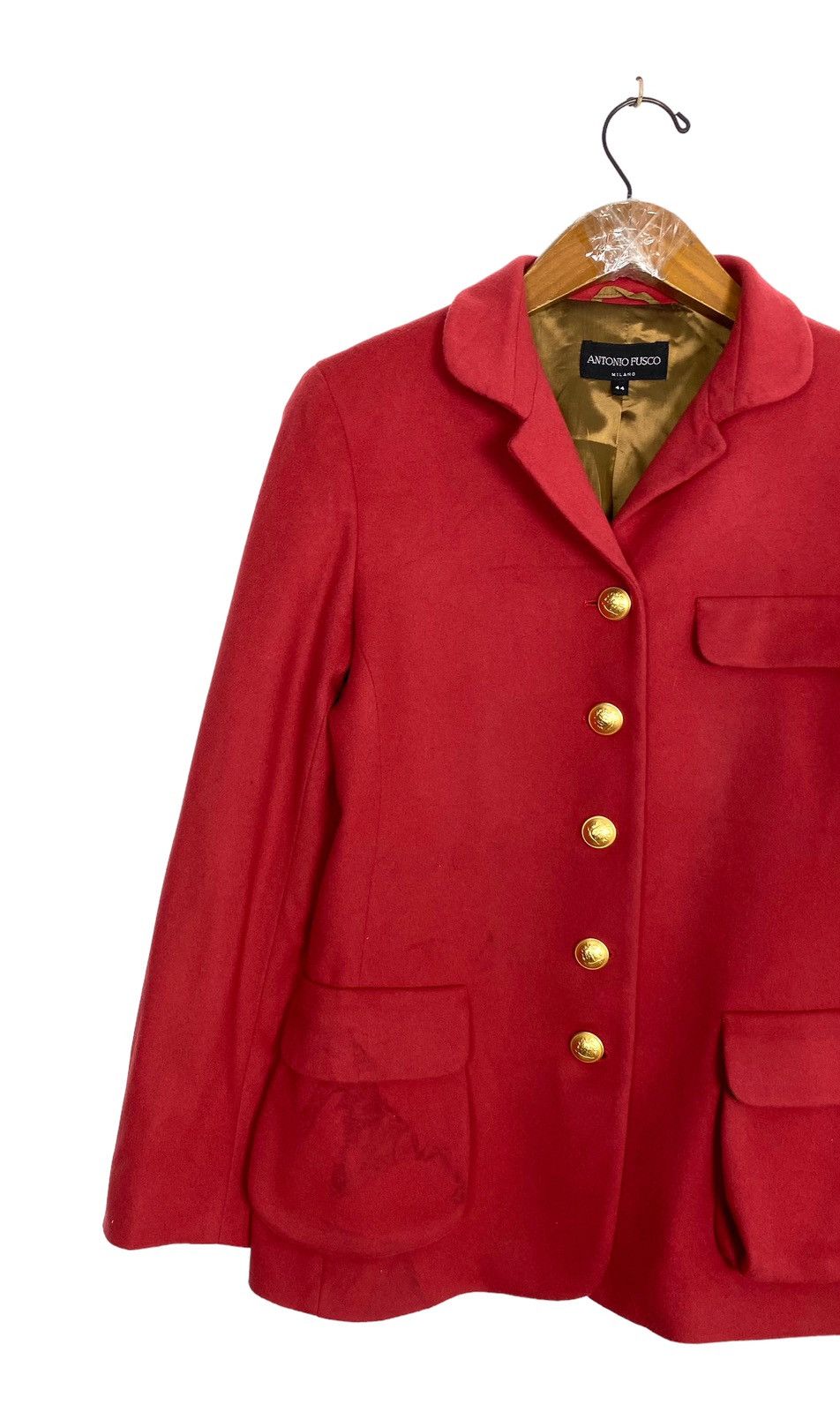 Other Rare‼️ Antonio Fusco Milano Wool Coat Made in Italy Size M / US 6-8 / IT 42-44 - 2 Thumbnail