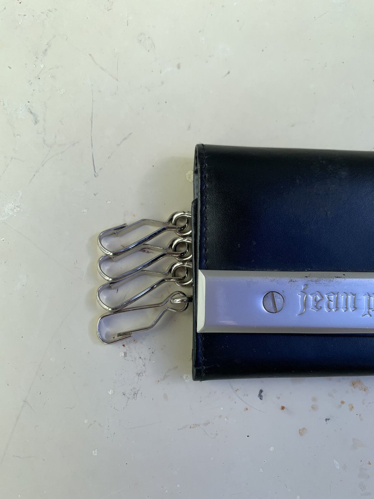 Jean Paul Gaultier Embossed Logo Metal Plate Keyholder Size ONE SIZE - 3 Thumbnail