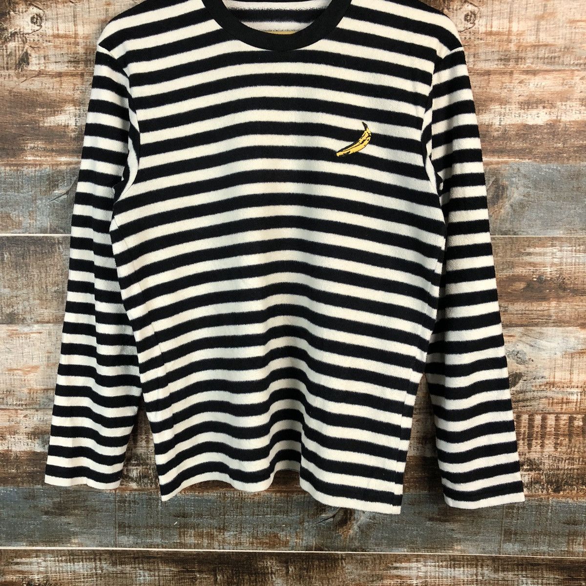 Andy Warhol Uniqlo X Andy Warhol Stripe White Sweater #A2288 Size US S / EU 44-46 / 1 - 3 Thumbnail